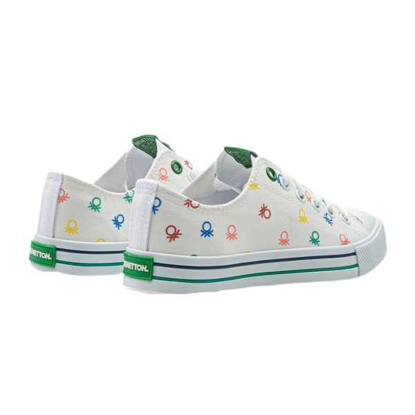 Benetton BN-30187 Beyaz Kadın Spor Ayakkabı