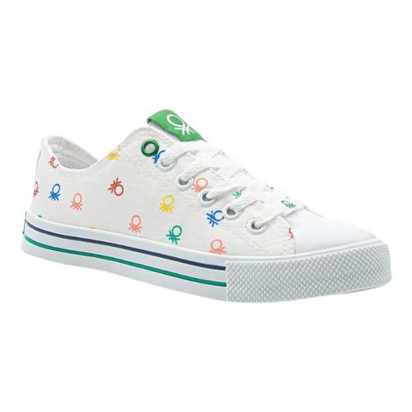 Benetton BN-30187 Beyaz Kadın Spor Ayakkabı