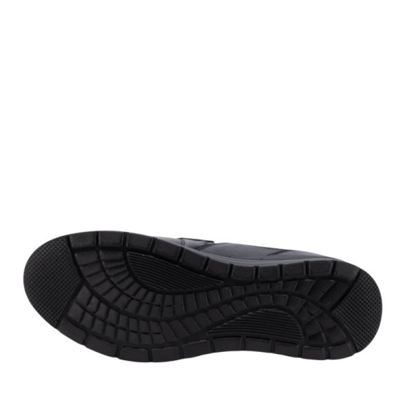 Forelli 21314-H Avilla Siyah Kadın Comfort Deri Ayakkabı