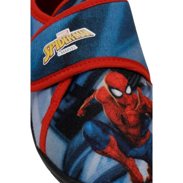 Spiderman Capes 3PR Mavi Çocuk Kreş/Anaokulu Panduf