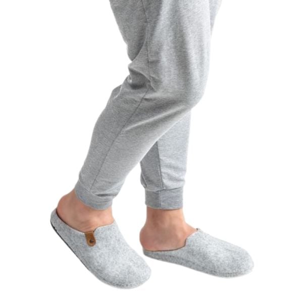 Twigy AA0443 Tw Mati Gri Erkek Ev İçi Terlik 44