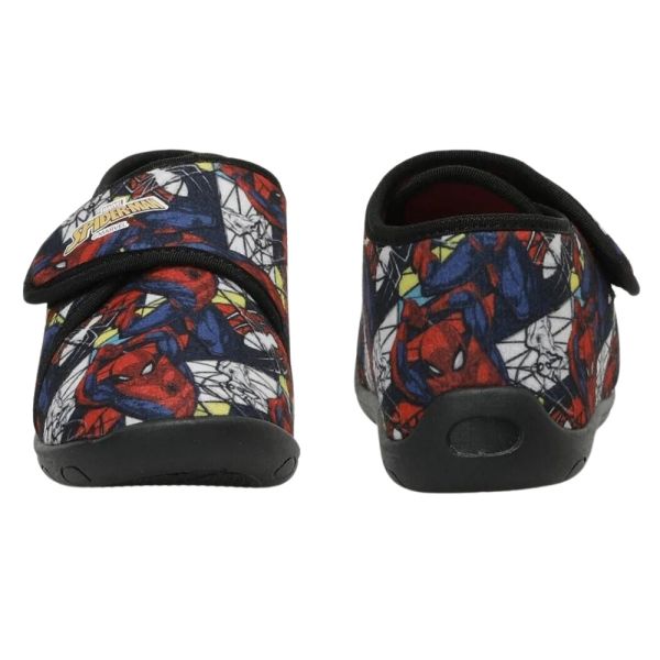 Spiderman Grel 3PR Siyah Çocuk Kreş/Anaokulu Panduf