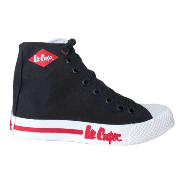Lee Cooper LC-30002 Siyah/ Beyaz Kadın Spor Ayakkabı