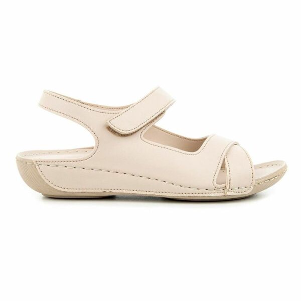 Muya 31121 Alula Full Krem Kadın Anatomik Sandalet