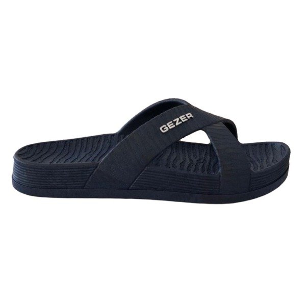 Gezer 9688 Lacivert Unisex Kaydırmaz Taban Banyo Terlik