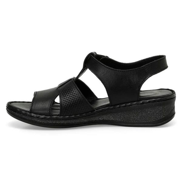 Polaris 105126 4FX Siyah Kadın Comfort Sandalet