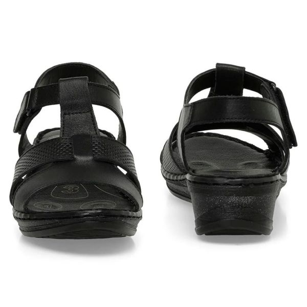 Polaris 105126 4FX Siyah Kadın Comfort Sandalet