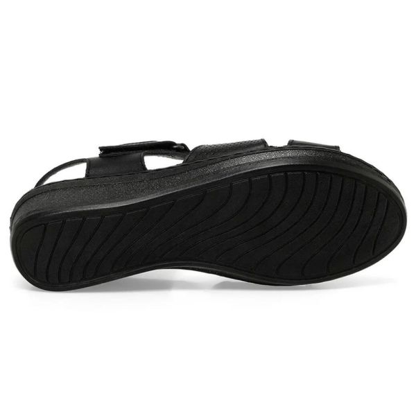 Polaris 105126 4FX Siyah Kadın Comfort Sandalet