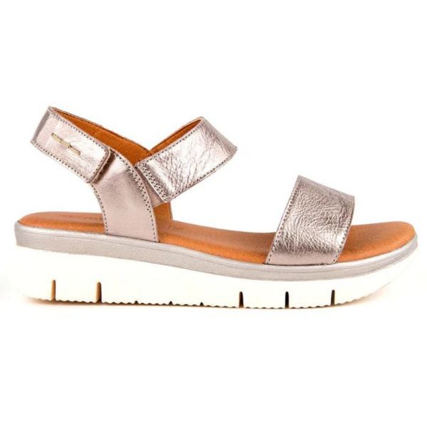 Muya 31279 Nami Platin Kadın Anatomik Sandalet