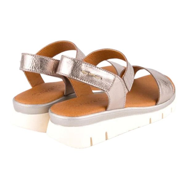 Muya 31279 Nami Platin Kadın Anatomik Sandalet