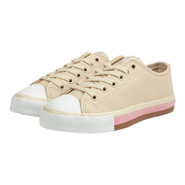 Benetton BN-30725 Bej Kadın Spor Ayakkabı