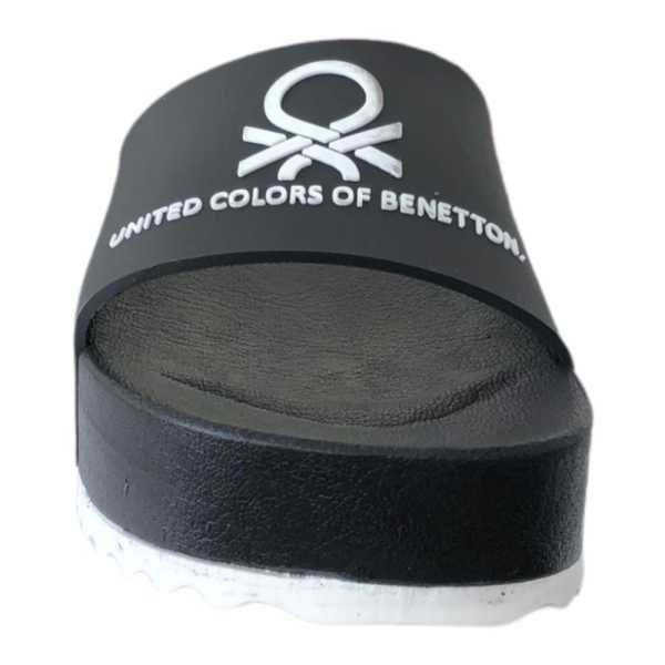Benetton BN-1126 Siyah Kadın Topuklu Terlik