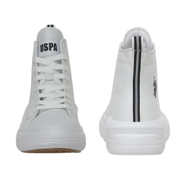 U.S Polo Assn Clementine PU 3PR Beyaz Kadın High Sneaker