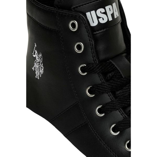 U.S Polo Assn Clementine PU 3PR Siyah Kadın High Sneaker