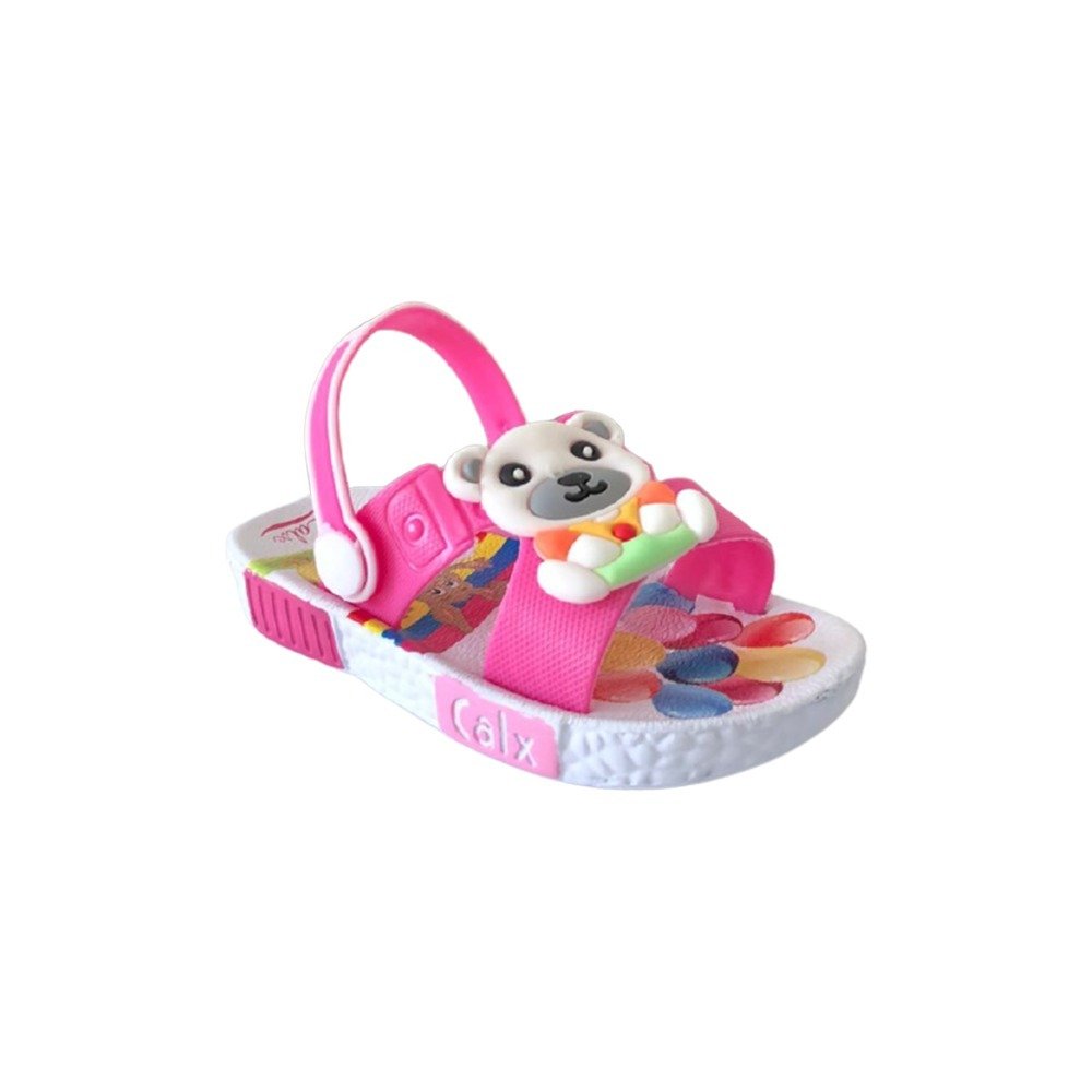 Calx Baby 6 Fuşya Çocuk Havuz/Deniz Terlik Sandalet