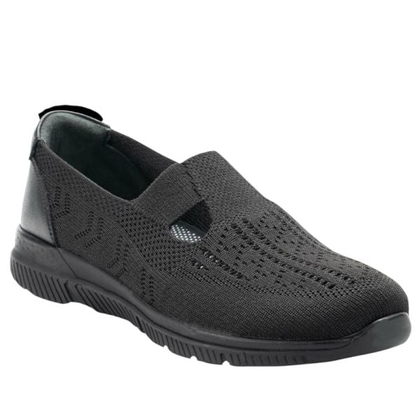 Forelli 29424-G Ibiza Siyah Kadın Comfort Ayakkabı