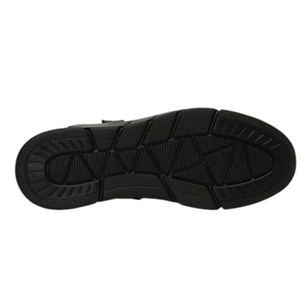 Polaris 107409 4FX Siyah Erkek Comfort Deri Sandalet