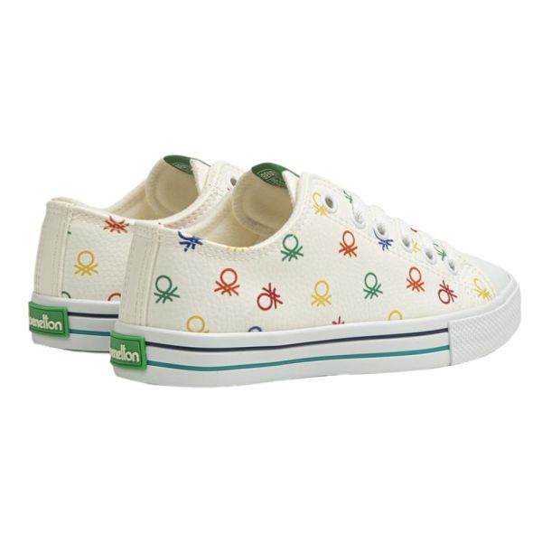 Benetton BN-30733 Beyaz Kadın Spor Ayakkabı