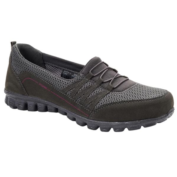 Forelli 60014-G Merle Füme Kadın Comfort Spor Ayakkabı