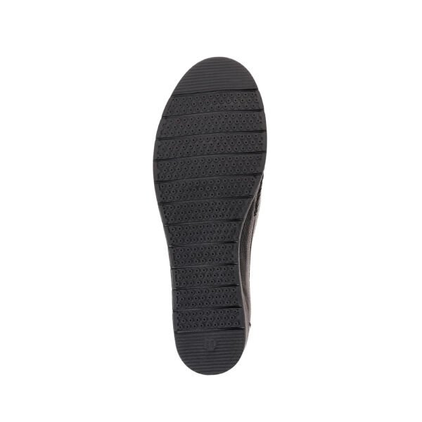 Forelli 25182-H Moriza Siyah Kadın Comfort Deri Ayakkabı 40