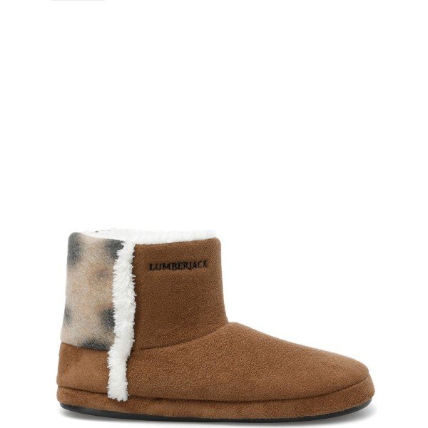 Lumberjack Galler 1PR Kahve Kadın Ev Botu