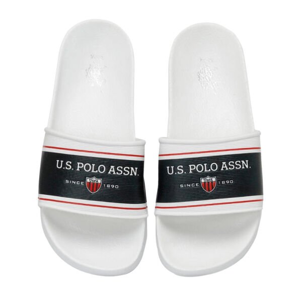 U.S Polo Assn Rugby 3FX Beyaz Erkek Plaj Terlik