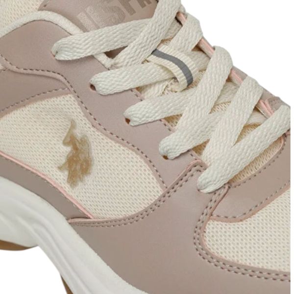 U.S Polo Assn Sorley 5FX Pudra Kadın Sneaker