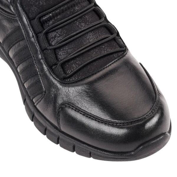 Forelli 29410-G Fulya Siyah Kadın Comfort Deri Ayakkabı