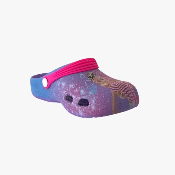 Gezer 14067 Barbie Lila Çocuk Plaj Terlik Sandalet