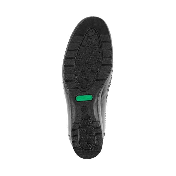Forelli 57603-G Rosa Siyah Kadın Comfort Deri Ayakkabı