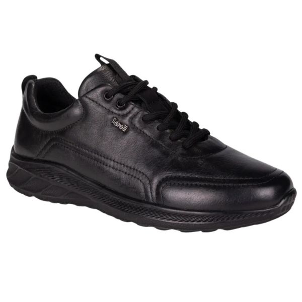 Forelli 46502-G Cosmo Siyah Erkek Comfort Deri Ayakkabı