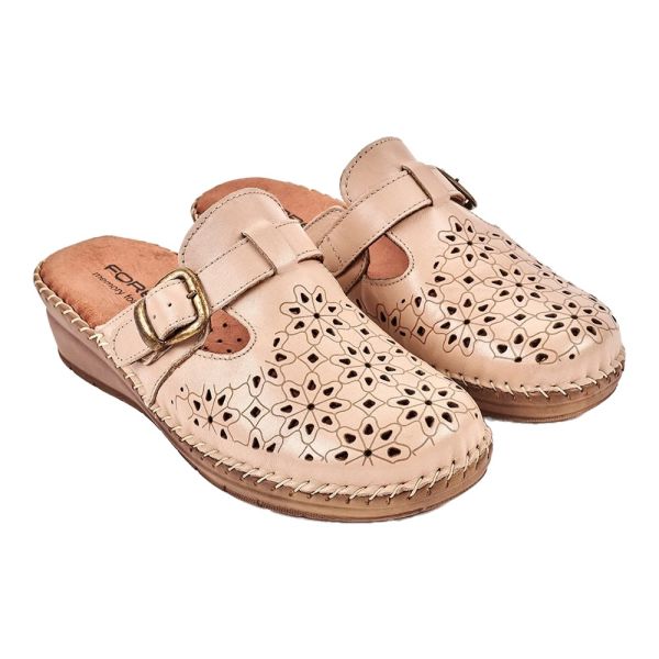 Forelli Cary-H 80625 Bej Kadın Günlük Sabo Terlik