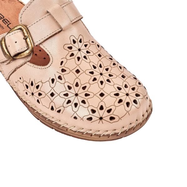 Forelli Cary-H 80625 Bej Kadın Günlük Sabo Terlik