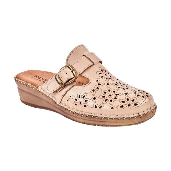 Forelli Cary-H 80625 Bej Kadın Günlük Sabo Terlik