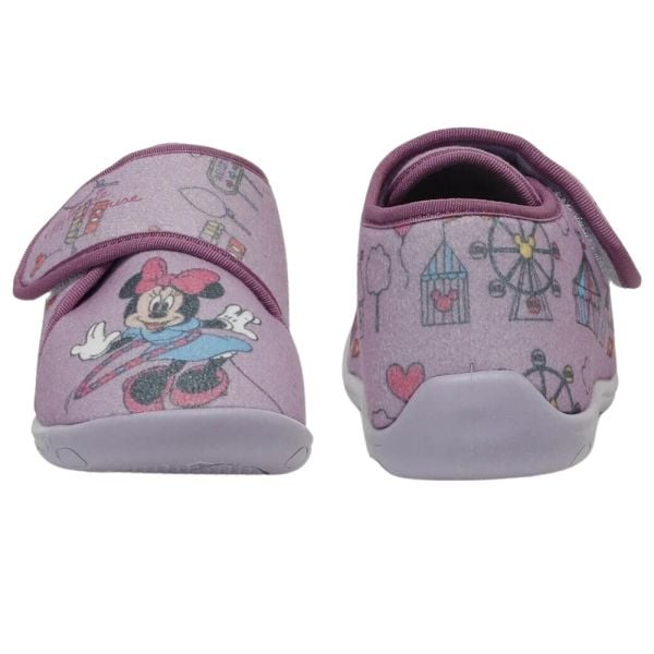 Mickey Mouse Dali 3PR Lila Çocuk Kreş/Anaokulu Panduf