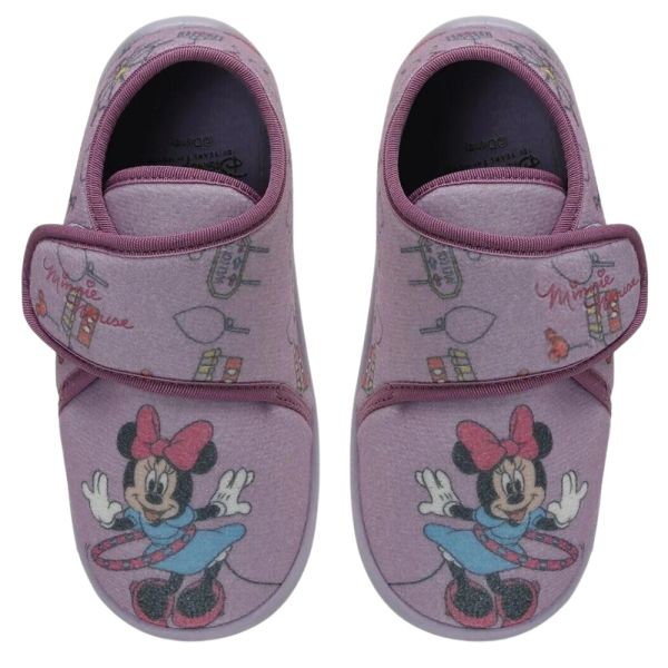 Mickey Mouse Dali 3PR Lila Çocuk Kreş/Anaokulu Panduf