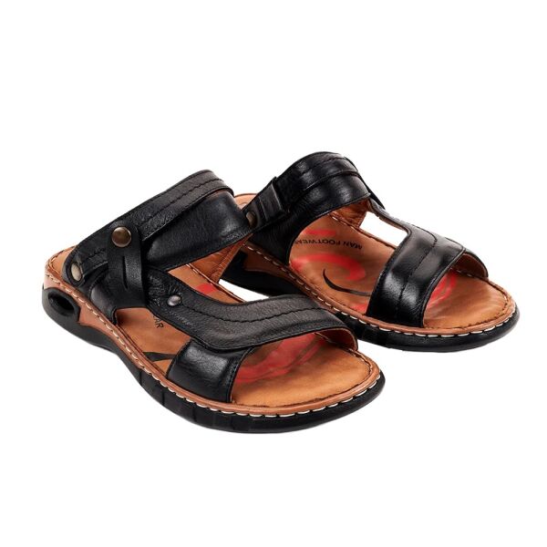 Forelli Ural-G 40507 Siyah Erkek Günlük Sandalet 42