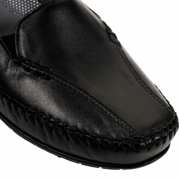 Forelli 51306 Marla-G Siyah Kadın Comfort Deri Ayakkabı