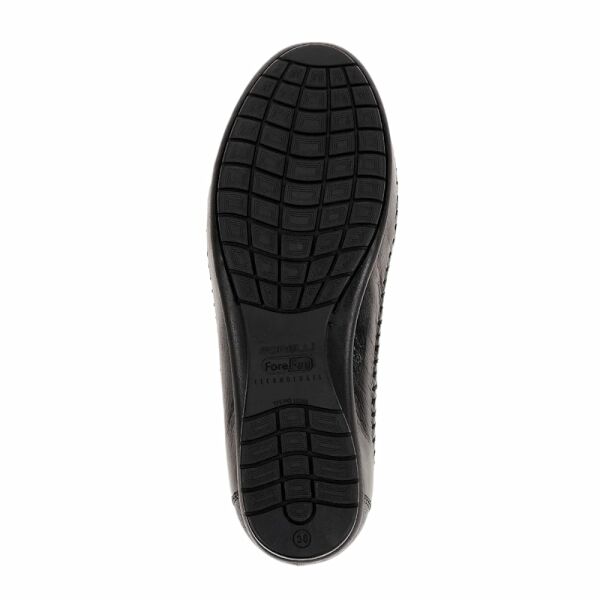 Forelli 51306 Marla-G Siyah Kadın Comfort Deri Ayakkabı