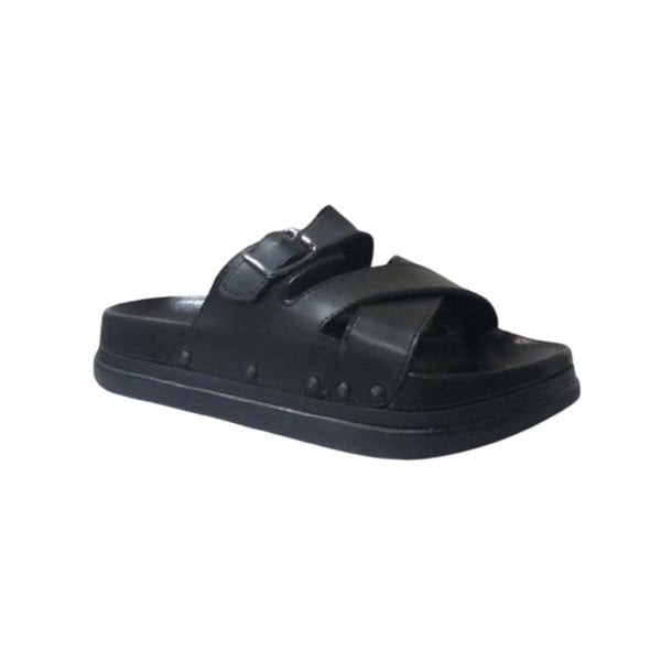 Parmi 19404 Siyah Kadın Günlük Comfort Terlik