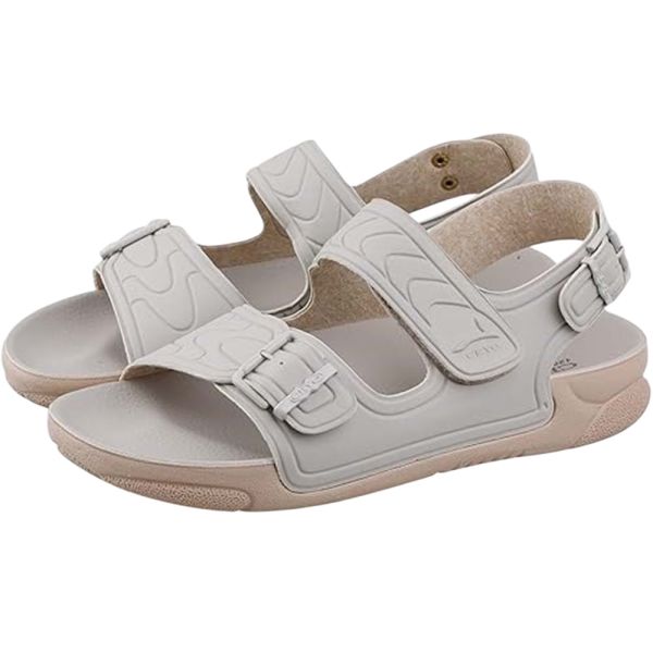 Ceyo 1200-4 Krem Erkek Anatomik Sandalet 43