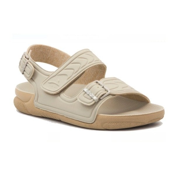 Ceyo 1300-4 Krem Kadın Anatomik Sandalet
