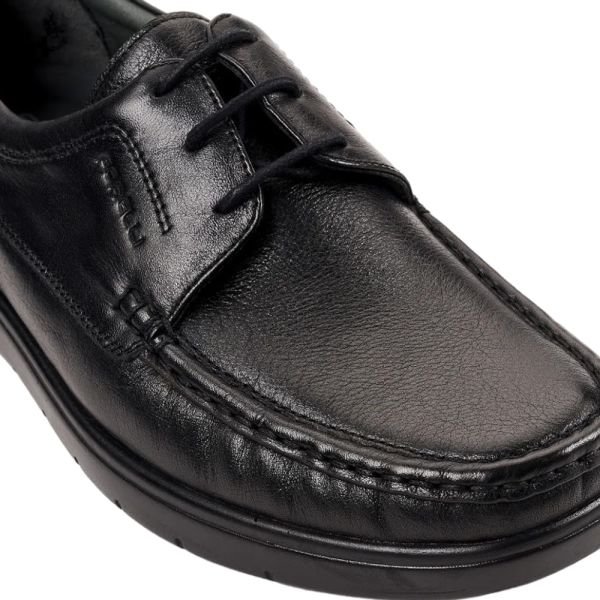 Forelli 32629-H Edin Siyah Erkek Comfort Deri Ayakkabı