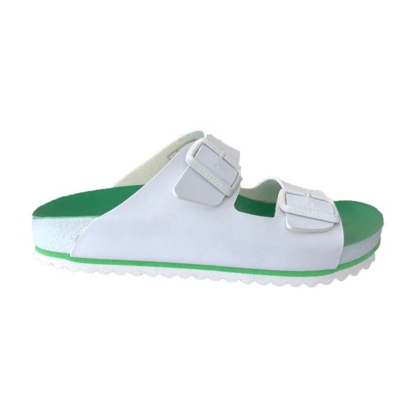 Benetton BN-1084 Yeşil Kadın Günlük Terlik