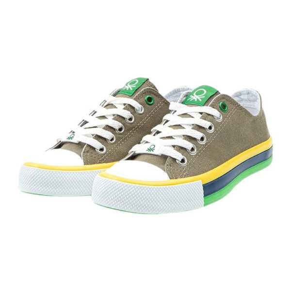 Benetton BN-30176 Haki Kadın Spor Ayakkabı