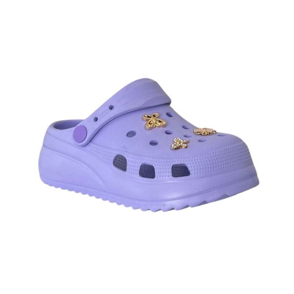 Akınal Bella E428 Lila Çocuk Plaj Terlik Sandalet