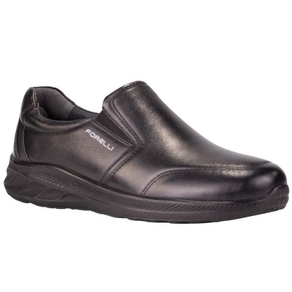 Forelli 47927-G Nexus Siyah Erkek Comfort Deri Ayakkabı 45