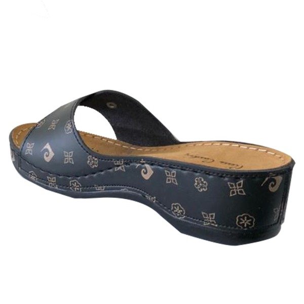 Pierre Cardin 6154 Siyah Kadın Günlük Comfort Terlik