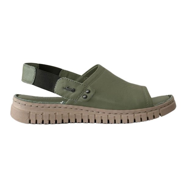 Forelli 38501 Gloria-G Avokado Kadın Comfort Deri Sandalet