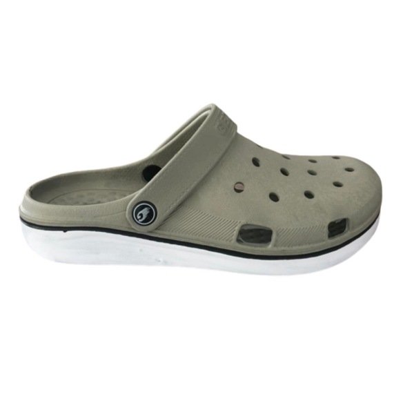 Gezer 12471 Taş Beyaz Erkek Hastane Sabo Terlik Sandalet